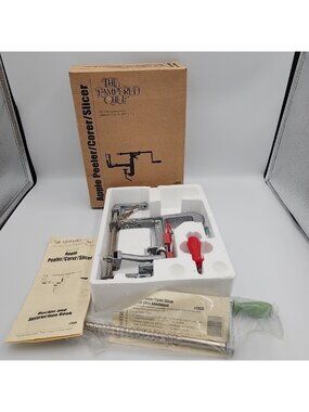Apple Peeler Corer Slicer Table Clamp Kitchen Food Prep Canning Dehydrate Drying